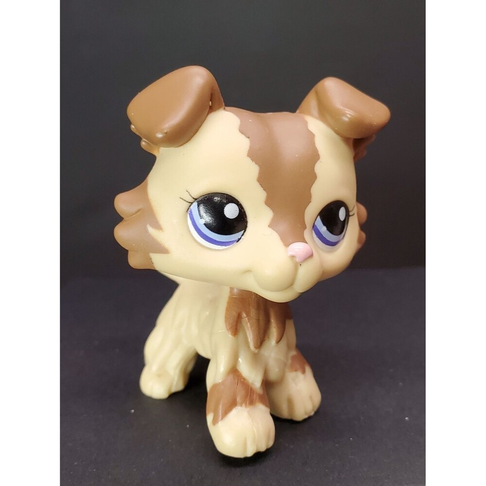 LPS 100% Authentic Littlest Pet Shop #2210 Collie Dog RARE 2007